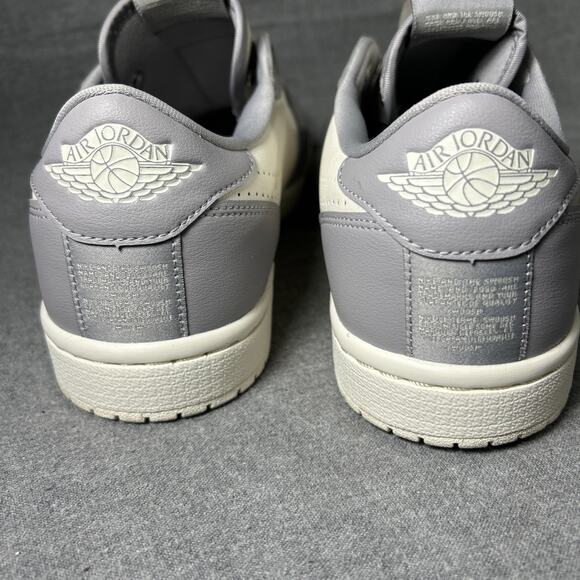 AV3918-005 Nike Women 12 Air Jordan 1 Retro Low Slip On Shoes “Atmosphere Grey” - Picture 6 of 10